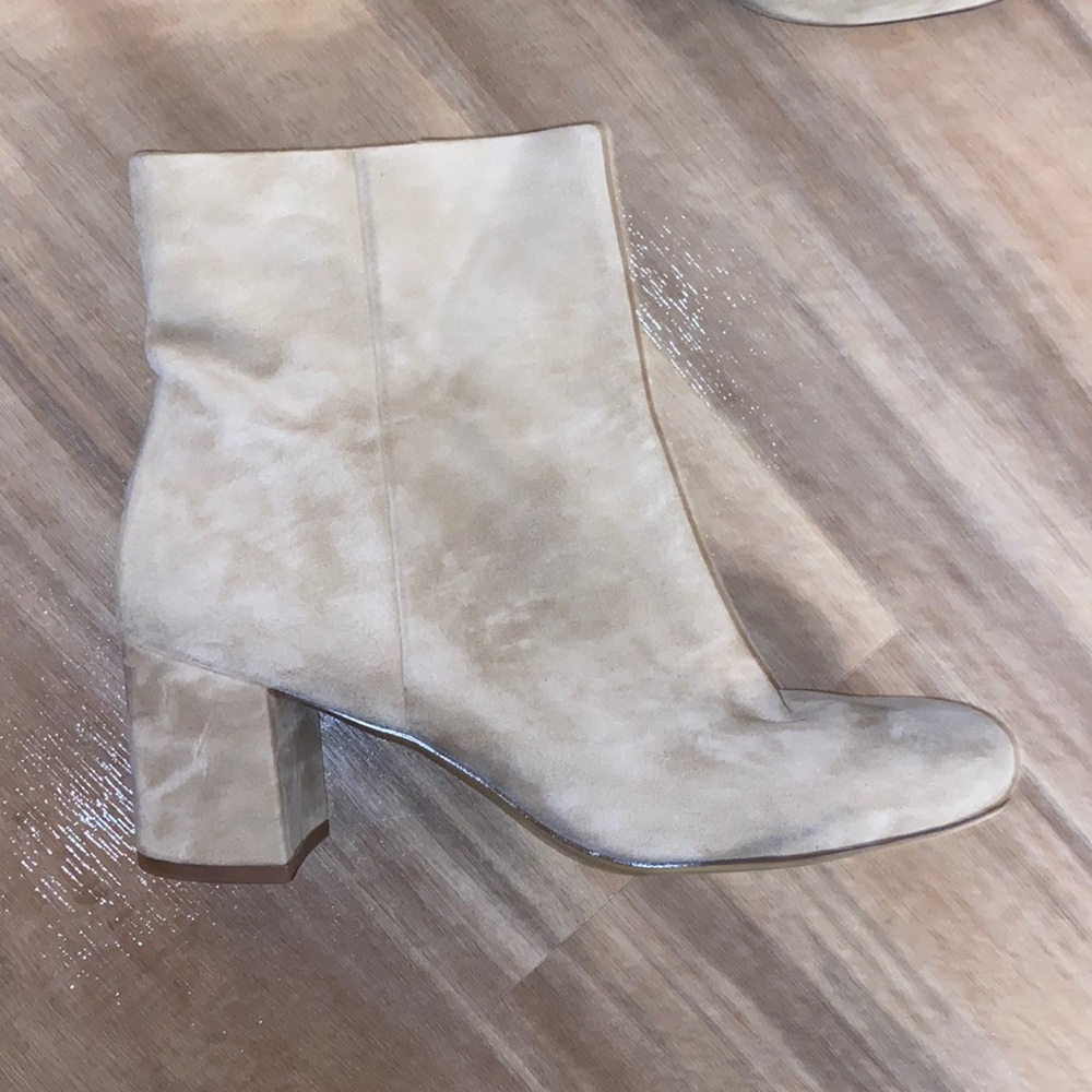 Suede booties